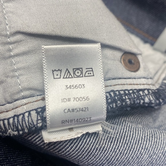 Ann Taylor loft modern skinny dark wash jeans size 25/0 - Picture 6 of 7